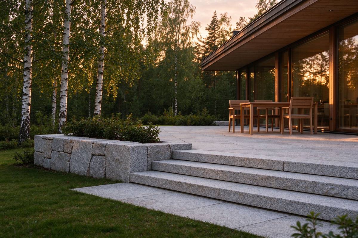 Private garden terrace